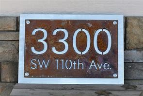 Image result for House Address Number Sign