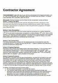 Image result for Contractor Payment Agreement