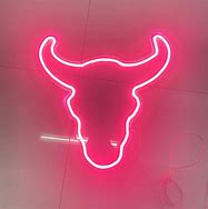 Image result for Bull Neon Sign