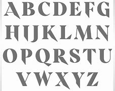 Image result for ABC Letter Fonts