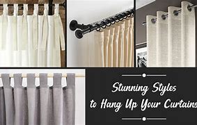 Image result for Hanging Curtains with Clips