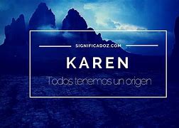 Image result for Significado De Karen