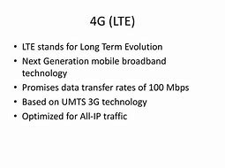 Image result for What Does 4G LTE Stand For