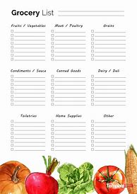 Image result for Make a Shopping List