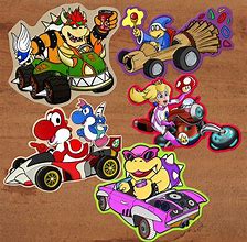 Image result for Mario Kart Stickers