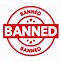 Image result for Ban Sign No Background