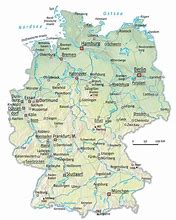 Image result for Areas of Germany Map