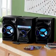 Image result for Shelf Stereo System with Multiple 5 CD Player