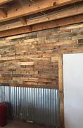 Image result for Tin and Reclaimed Wood Wall