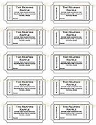 Image result for Double Raffle Tickets Blank