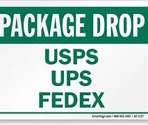 Image result for Parcel Drop Signage