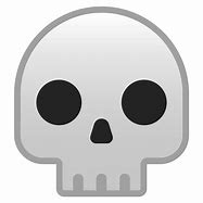 Image result for Google Skull. Emoji