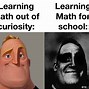 Image result for Math Head Meme