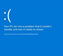Image result for Windows BSOD Error