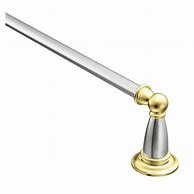 Image result for Brass and Chrome Towel Bar Delta