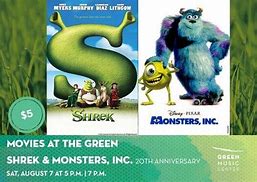 Image result for Shrek and Monsters Inc