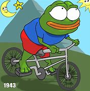 Image result for Smug Pepe Bike
