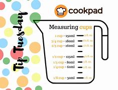 Image result for Convert Ml to Cups Chart