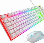 Image result for White Gaming Keyboard and Mouse Combo