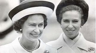 Image result for Princess Anne and Queen Elizabeth