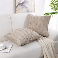 Image result for Beige Striped Pillow