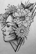 Image result for Flower Person Drawing