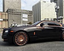 Image result for Black Car Rose Gold Wheels