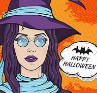 Image result for Happy Halloween Cartoon Witch