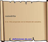 Image result for camedrita
