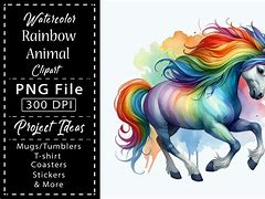 Image result for Rainbow Animal Clip Art