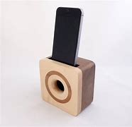 Image result for iPhone Wood Phone Holder Speaker