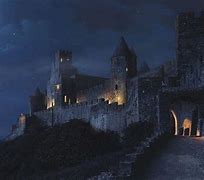 Image result for Old Castle at Night