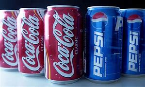 Image result for Coke and Pepsi Can