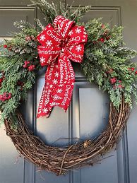 Image result for How to Hang Wreath On Front Door