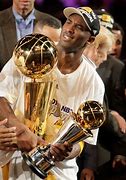 Image result for Kobe with NBA Trophy