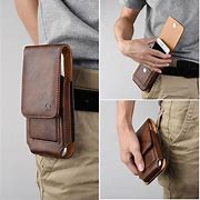 Image result for iPhone 11 Leather Belt Zip Up Case