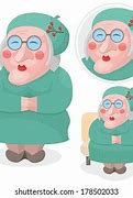 Image result for Old Lady with Makeup