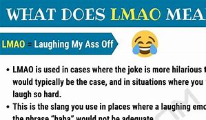 Image result for Que Significa Lmao