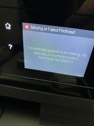 Image result for HP Printer Printhead Error