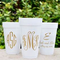 Image result for Personalized Styrofoam Cups
