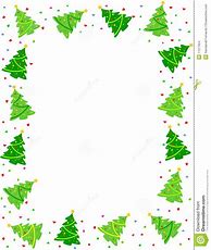 Image result for Christmas Tree Border Clip Art Free