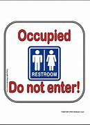 Image result for Occupied Sign Printable