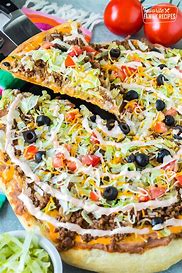 Image result for Easy Homemade Taco Pizza