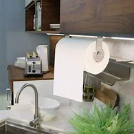 Image result for Adhesive Under Cabinet Paper Towel Holder