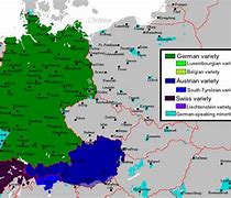 Image result for German Language Map Europe