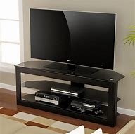 Image result for Glass TV Stand for 55 Inch TV