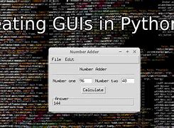 Image result for Python 3 GUI