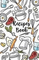 Image result for Recipe Book Covers Clip Art Easy Trace Black and White