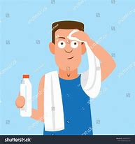 Image result for Wiping Sweat Cartoon