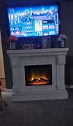 Image result for Marble Electric Fireplace